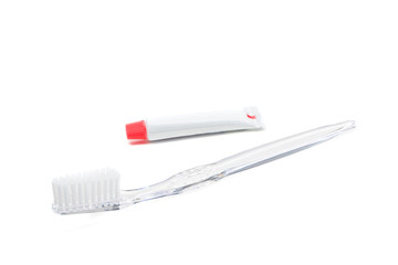 Toothbrush and toothpaste