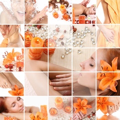 orange collage
