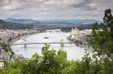 Naklejka premium Budapest panorama