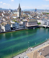 Obraz premium zurich et limmat