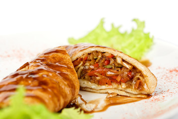 vegetables roasted at omelette