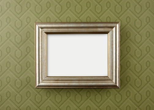 Wall frame on Wallpaper