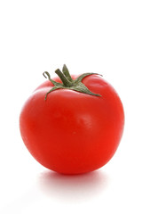 red tomato  isolated on white background