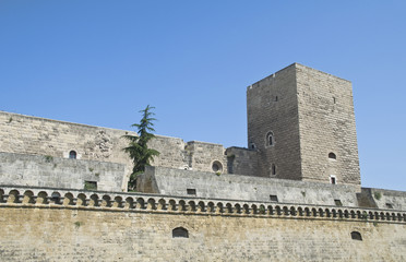 Fototapeta na wymiar Norman-Jura zamku. Bari. Apulia.