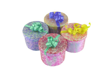colorful present boxes