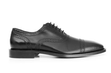 Male shoes isolated on the white background