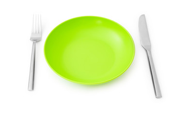 Set of utensils arranged on the table