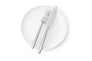 Set of utensils arranged on the table