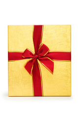 Gift box isolated on the white background