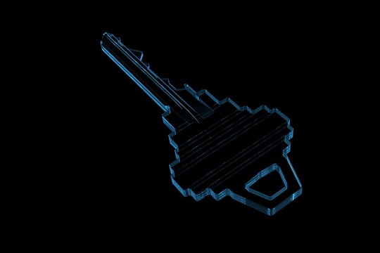 recommend clip art: Key 3D X-Ray Blue Transparent