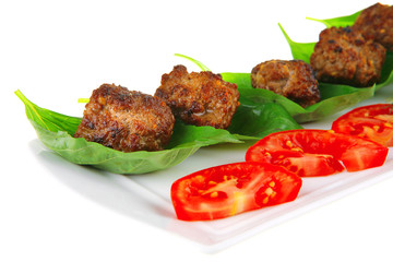 grilled french meat balls