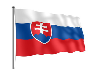 Slowakai-Flagge