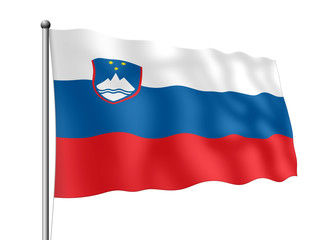 Slowenien-Flagge