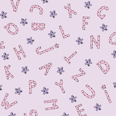 Seamless alphabet
