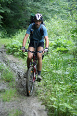 mountain biker