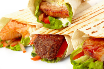 tortilla with vegetables