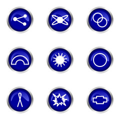 Glossy icon set