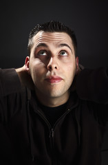 Obraz premium young man portrait