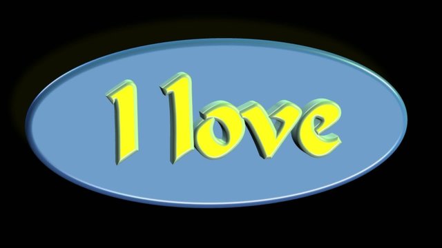 I love you Video Animation