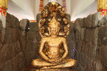 buddha in old temple, Ban Koo, Yangsrisurat, Mahasarakam