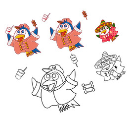 ペンギンのキャラクター008