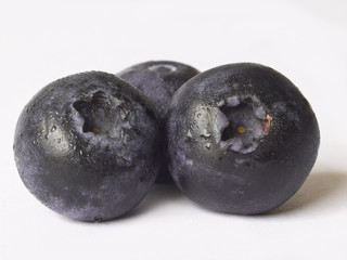 blueberries, macro
