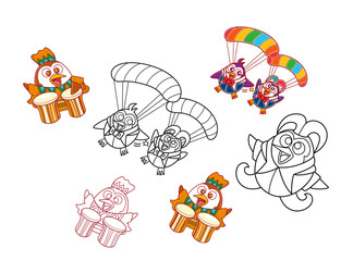 ペンギンのキャラクター0017