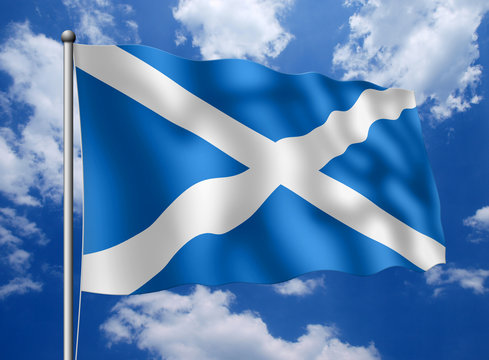 Schottland-Fahne