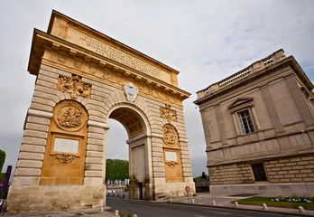 Fototapeta na wymiar Łuk triumfalny, Montpellier, Francja