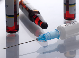Syringe close-up