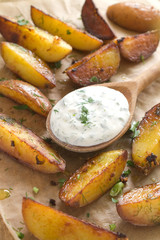 Baked potatoes