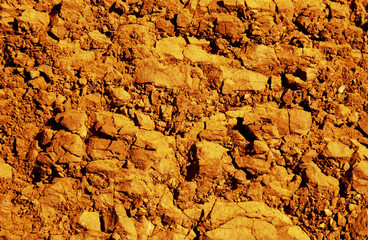Red rock texture