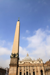 Fototapeta premium Piazza San Pietro (St Peter's Square) in Vatican