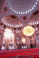 Interior of Kocatepe Mosque - Ankara, Turkey