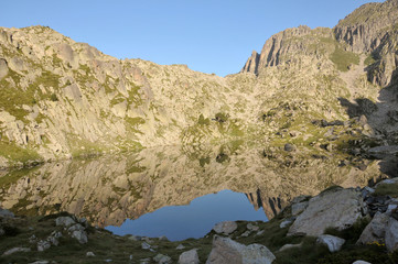 Mountains reflections
