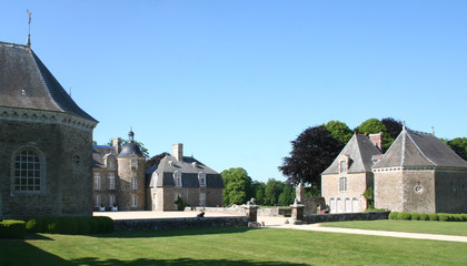 Fototapeta na wymiar Château de Pleugueneuc