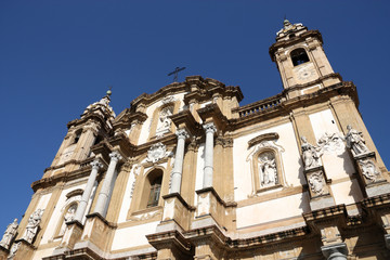 Fototapeta na wymiar Palermo - San Domenico church