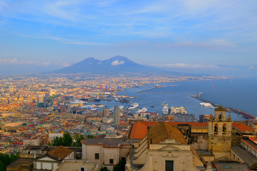 vue panoramique de la baie de naples