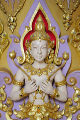 Thai angel molding art