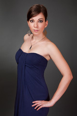 Fototapeta premium Women posing in evening dress