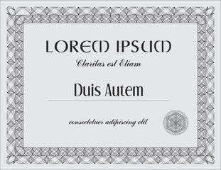 Award Certificate Template