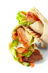 Obraz premium tortilla with vegetables
