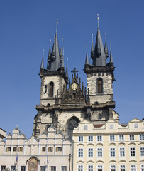 Fototapeta na wymiar Tyn Kościół w Pradze