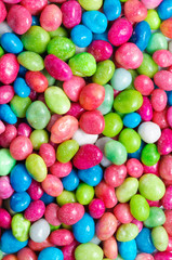 Fototapeta na wymiar multicolored dragee drop candy