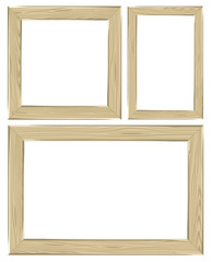 Set of the frames. Vector