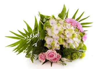 Crédence de cuisine en verre imprimé Hortensia Flower bouquet with Hydrangea