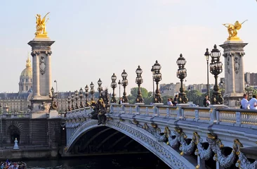 Foto op Plexiglas Pont Alexandre III Pont Alexandre 3 - Paris