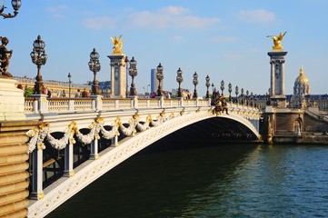 Fototapeta na wymiar Pont Alexandre 3 - Paris