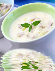 käselauchsuppe