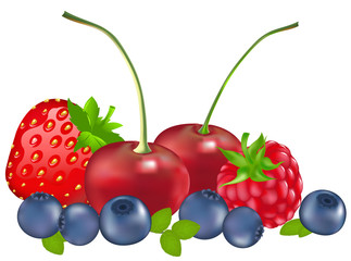 Set Of Berries